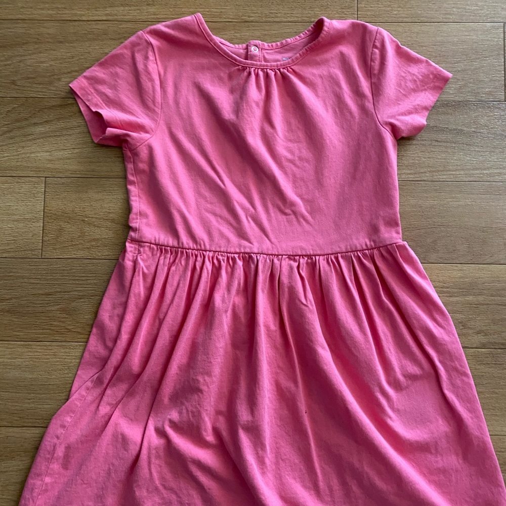Primary.com Short Sleeve Dress w/Pockets 10/12
